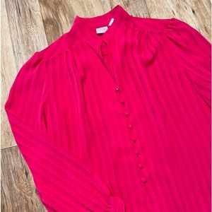Hot Pink Vintage Blouse